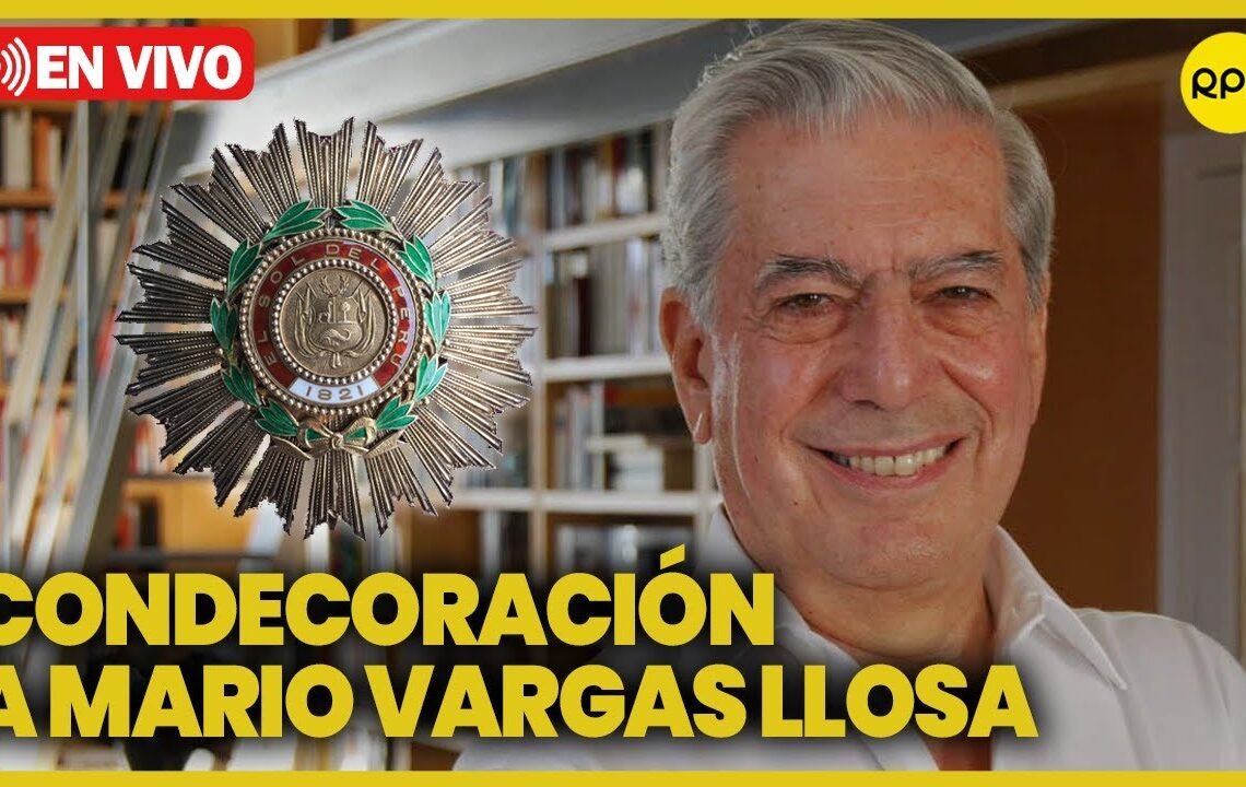Condecoración a Mario Vargas Llosa con el Gran Collar de la Orden El Sol del Perú | EN VIVO