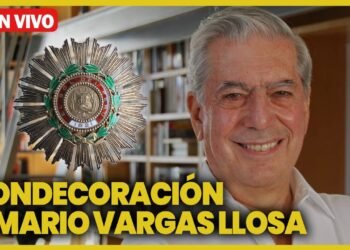Condecoración a Mario Vargas Llosa con el Gran Collar de la Orden El Sol del Perú | EN VIVO