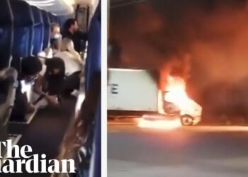 Mexican cartel target airport and create burning blockades after El Chapo’s son captured