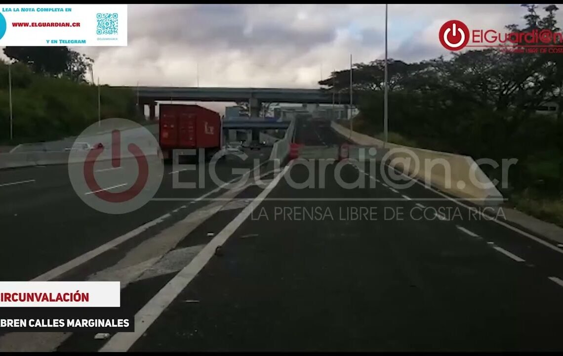 Abren calles marginales de Circunvalación