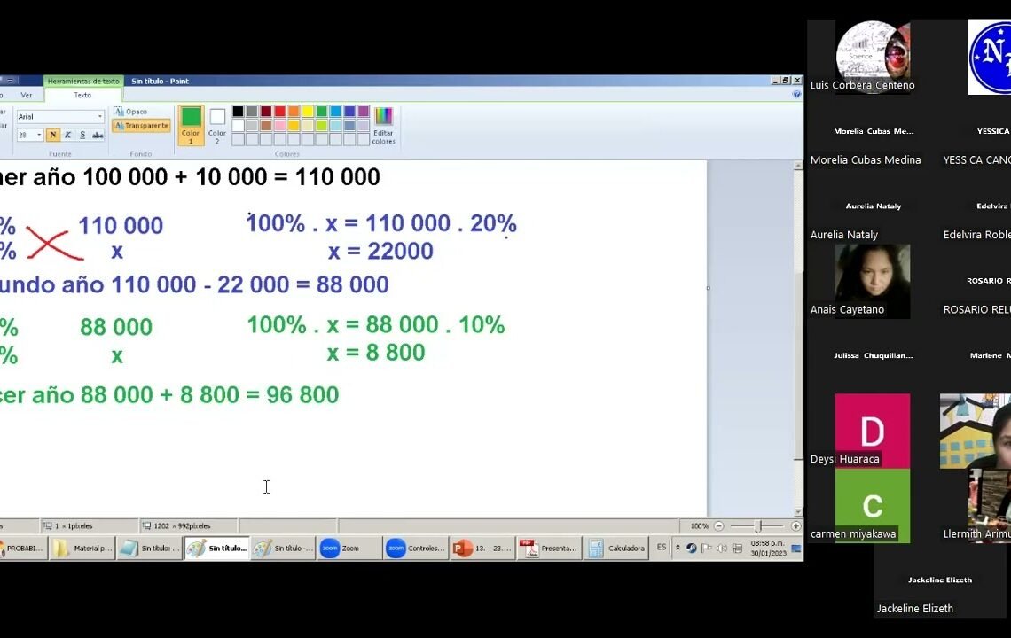 30/01 RESOLUCION DE PROBLEMAS MATEMATICOS