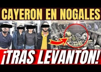 Caen 4 PISTOLEROS con PODEROSO ARSENAL tras un LEVANTÓN en Nogales, Sonora