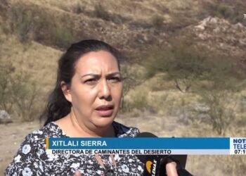 Caminantes del desierto evitaron la propagación de un incendio forestal en el cerro Johnson