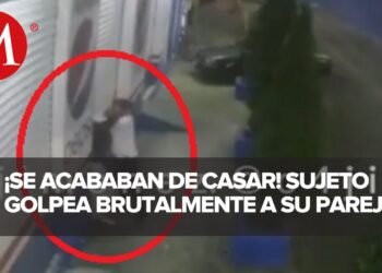 En Nezahualcóyotl un hombre recién casado golpea brutalmente a su esposa