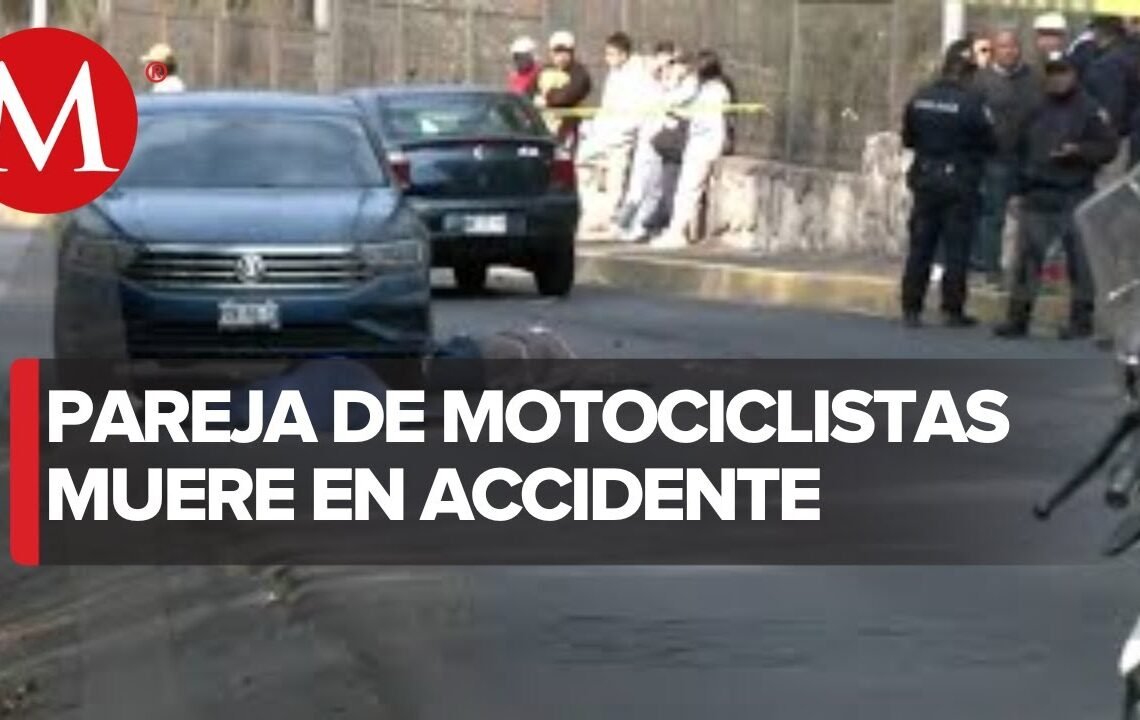 Mueren dos personas durante un accidente de motocicleta en Naucalpan