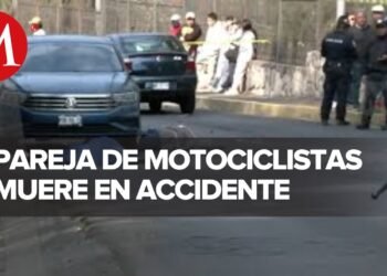 Mueren dos personas durante un accidente de motocicleta en Naucalpan
