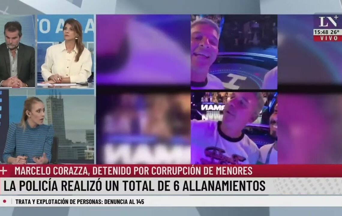 Allanaron y detuvieron a Marcelo Corazza, productor de GH por corrupción de menores