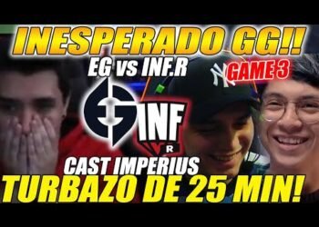 😲INESPERADO GG😲 IMPERIUS SORPRENDIDO POR EL TREMENDO TURBAZO EN GAME 3 ENTRE EG vs INF.R | DOTA 2