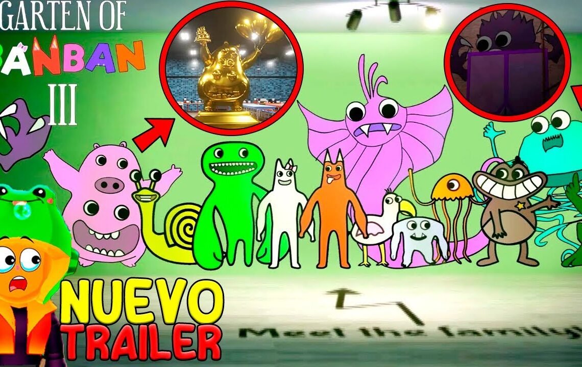GARTEN OF BANBAN 3 : NUEVO TRAILER y NUEVOS PERSONAJES SECRETOS 🐸 SIMBA