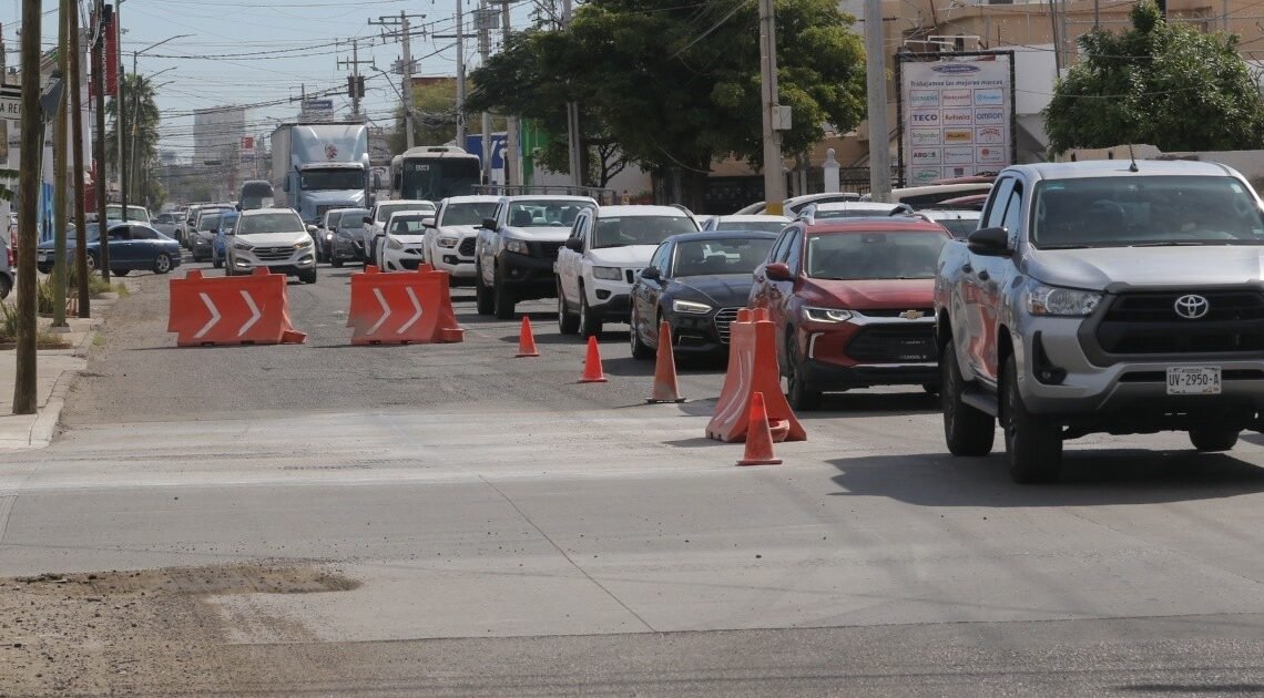 Hermosillo: A partir de este fin de semana cerrarán dos carriles de Colosio y Reforma