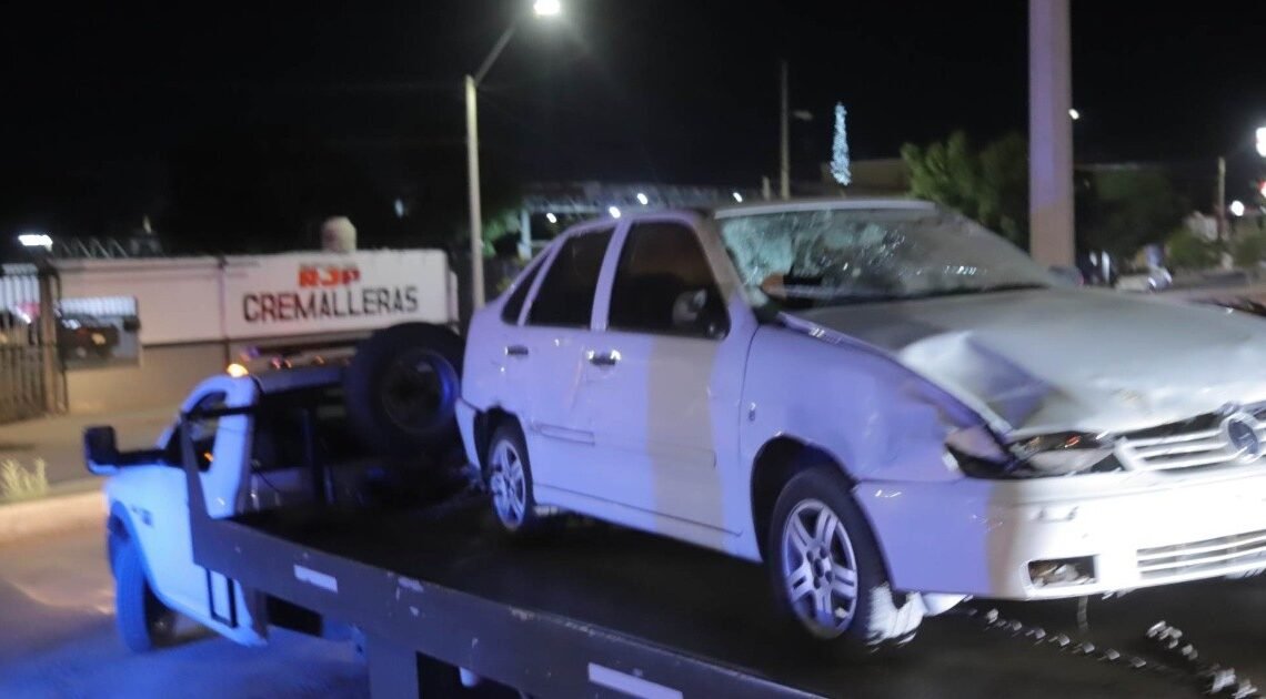 Determina FGJE que auto blanco asegurado sí arrolló a mujer y dos niños en Hermosillo
