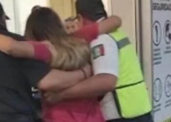 Policía de Hermosillo ayuda a mujer en labor de parto a llegar al hospital