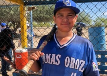 Alfonso del Valle espera su triunfo junto a la Liga Tomás Oroz Gaytán en el Campeonato Estatal de Beisbol Infantil de El Imparcial