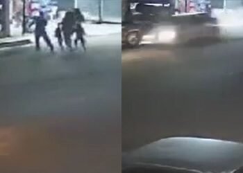 VIDEO: Autoridades buscan a conductor que atropelló a una mujer y dos niños en la colonia Cuauhtémoc en Hermosillo
