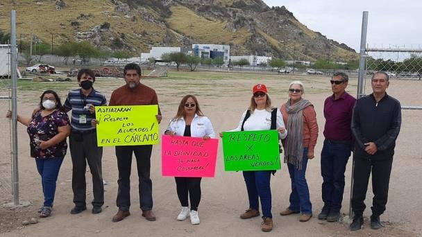 Colectivos defienden las áreas verdes del parque El Cárcamo Colectivos defienden las áreas verdes del parque El Cárcamo