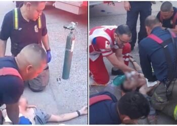 Bomberos de Hermosillo logran reanimar a persona en accidente