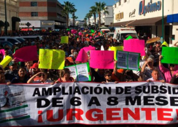 Unión de Usuarios de Hermosillo marcha para exigir ampliación de subsidio