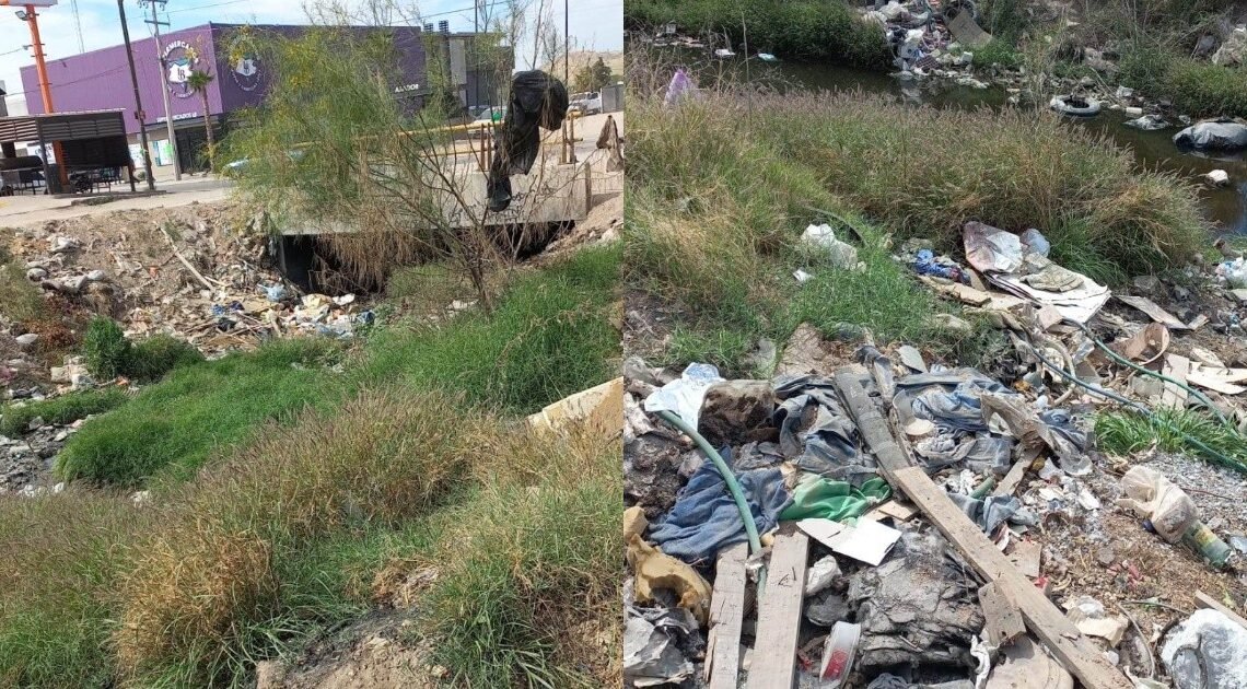 Piden a Ayuntamiento intervenir en canal de la colonia Pueblo Escondido Piden a Ayuntamiento intervenir en canal de la colonia Pueblo Escondido