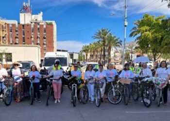 Colectivo de mujeres organizó la rodada “Por la paz de las vialidades”