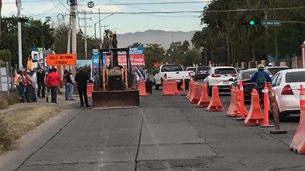 Obra de Reforma y Colosio durará tres meses Obra de Reforma y Colosio durará tres meses