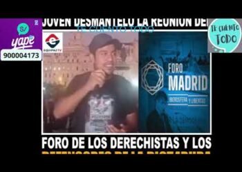 🔴¡YA SE QUEDARON SIN PISO! JOVEN DESMANTELO LA REUNION DEL FORO DE LOS DERECHISTAS