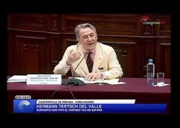 Foro de Madrid en Lima 2023. Rueda de Prensa informativa en el Congreso