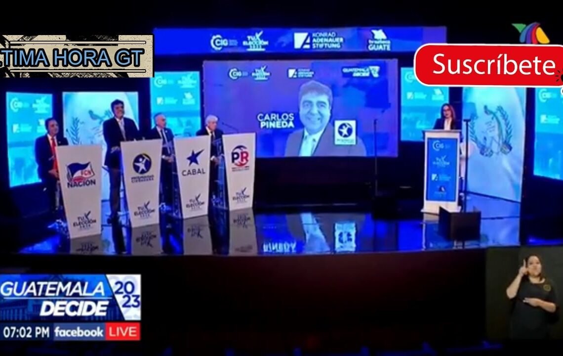 ÚLTIMA HORA GT | PRIMER FORO PRESIDENCIAL, ELECCIONES GENERALES 2023 VOTEMOS POR EL MENOS PEOR