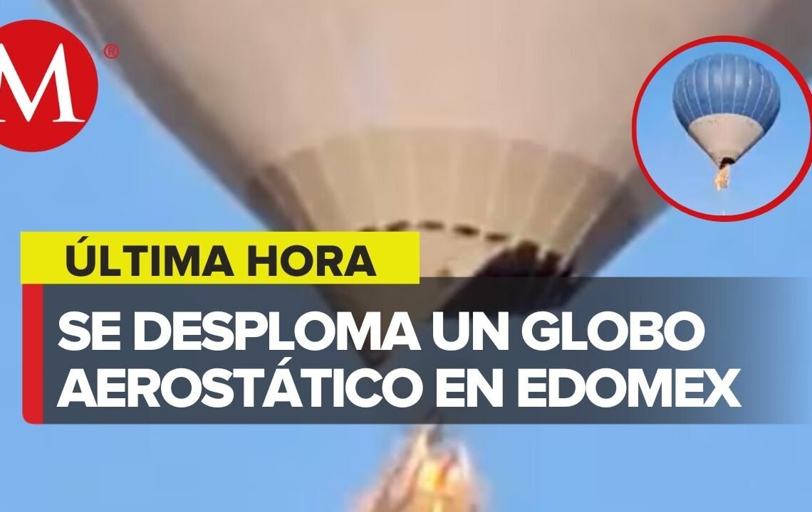 Globo aerostático se incendia en Teotihuacán; reportan al menos dos muertos