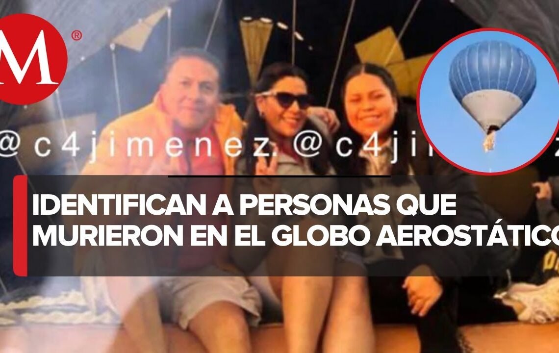 Matrimonio pierde la vida tras caída de globo aerostático en Teotihuacán; su hija logró sobrevivir