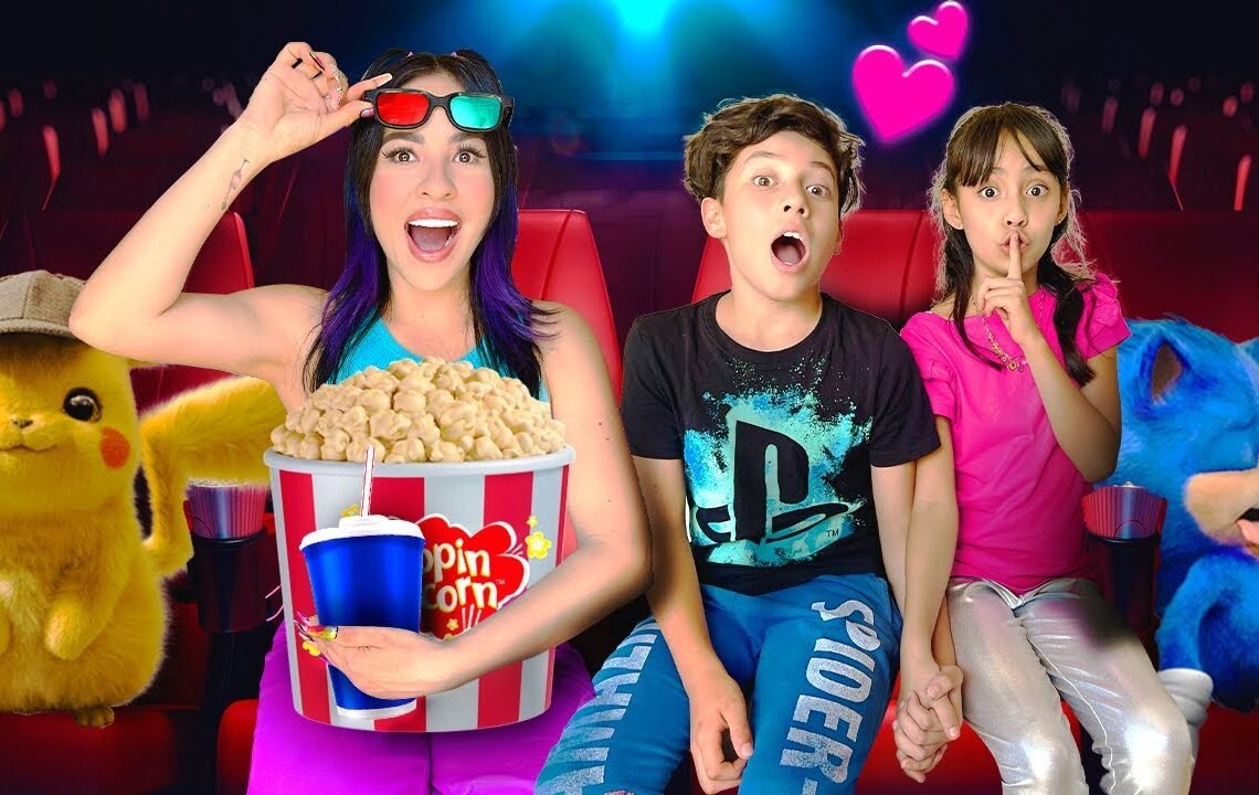 TIPOS DE PERSONAS EN EL CINE *Descubrí a Danielita y Spay besándose*😳👩🏻‍❤️‍💋‍👨🏻Karla Bustillos