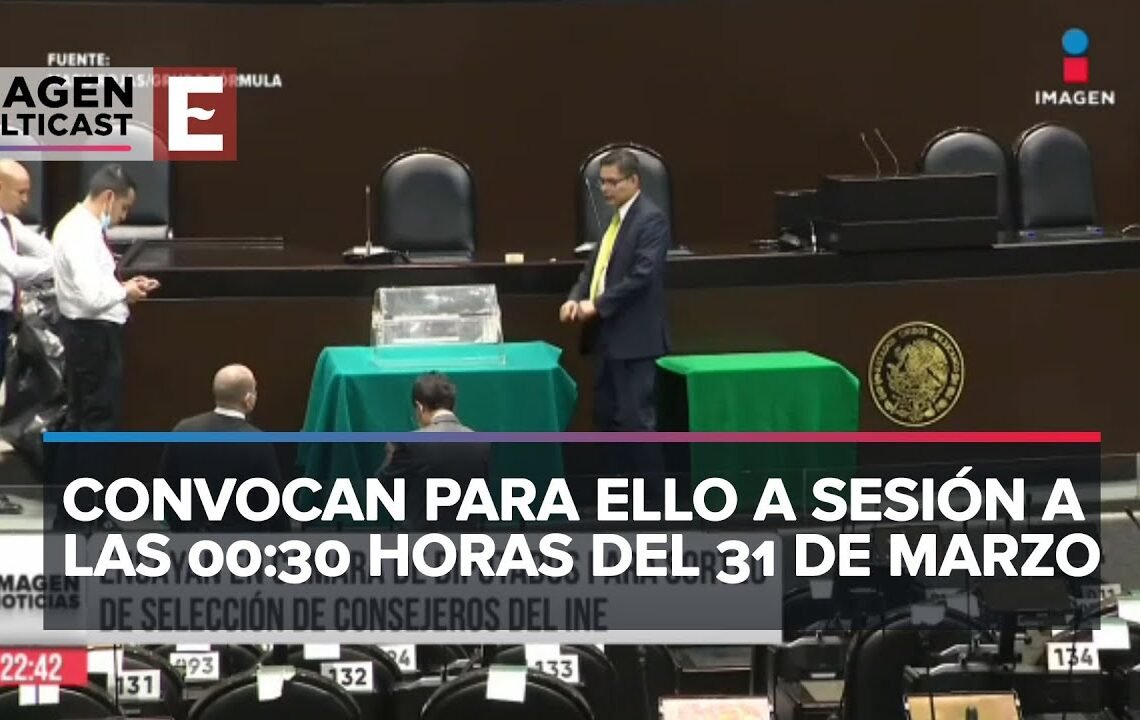 Confirma Cámara de Diputados elección de Consejeros del INE por tómbola