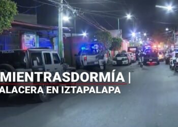 #MientrasDormía | Se registra tiroteo en Iztapalapa; hay cuatro muertos y tres heridos