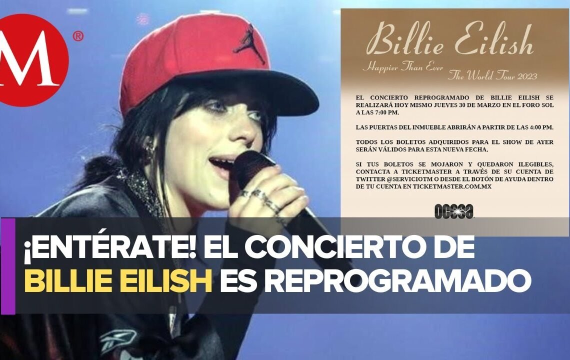 Billie Eilish repondrá concierto HOY en el Foro Sol