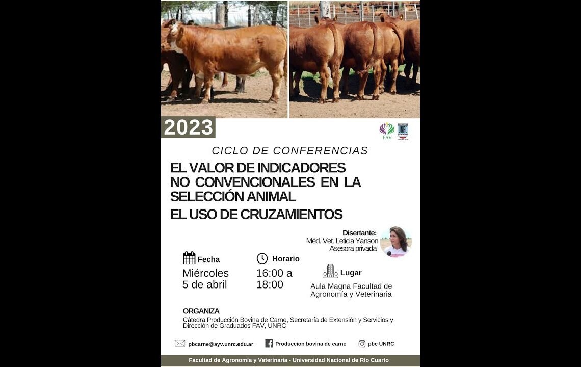 “EL VALOR DE INDICADORES NO CONVENCIONALES EN LA SELECCIÓN ANIMAL EL USO DE CRUZAMIENTOS”