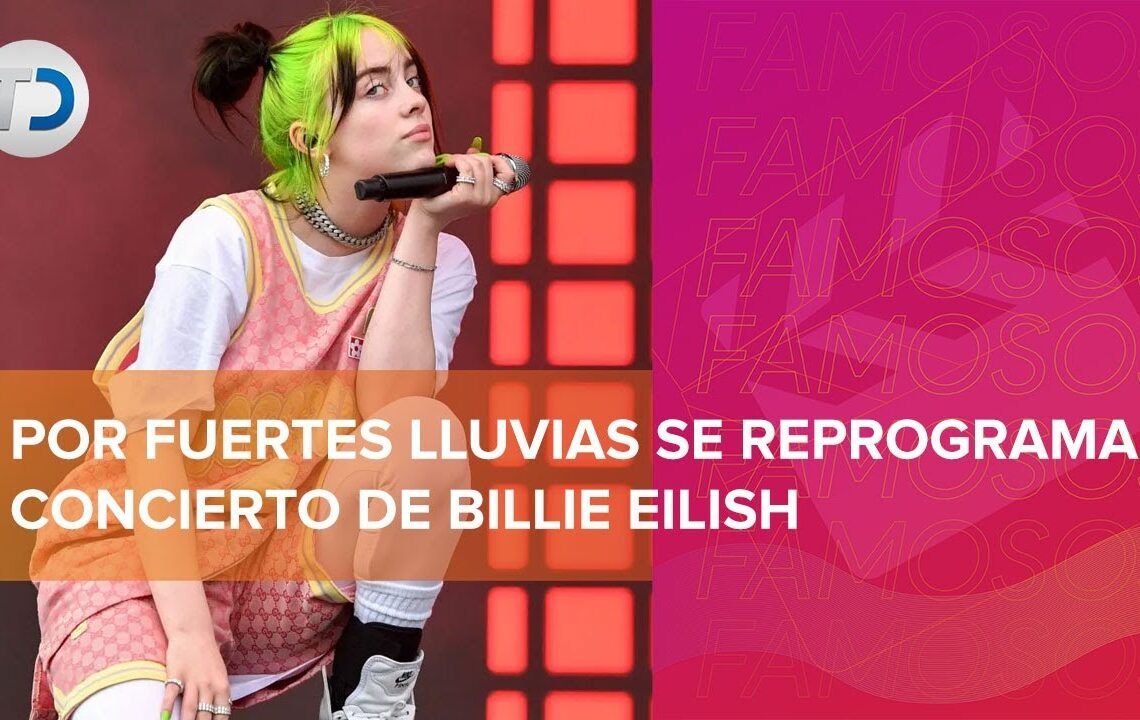 Billie Eilish cancela su concierto en el Foro Sol por lluvia