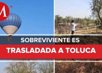 Trasladan a Toluca a sobreviviente de accidente en globo aerostático en Teotihuacan