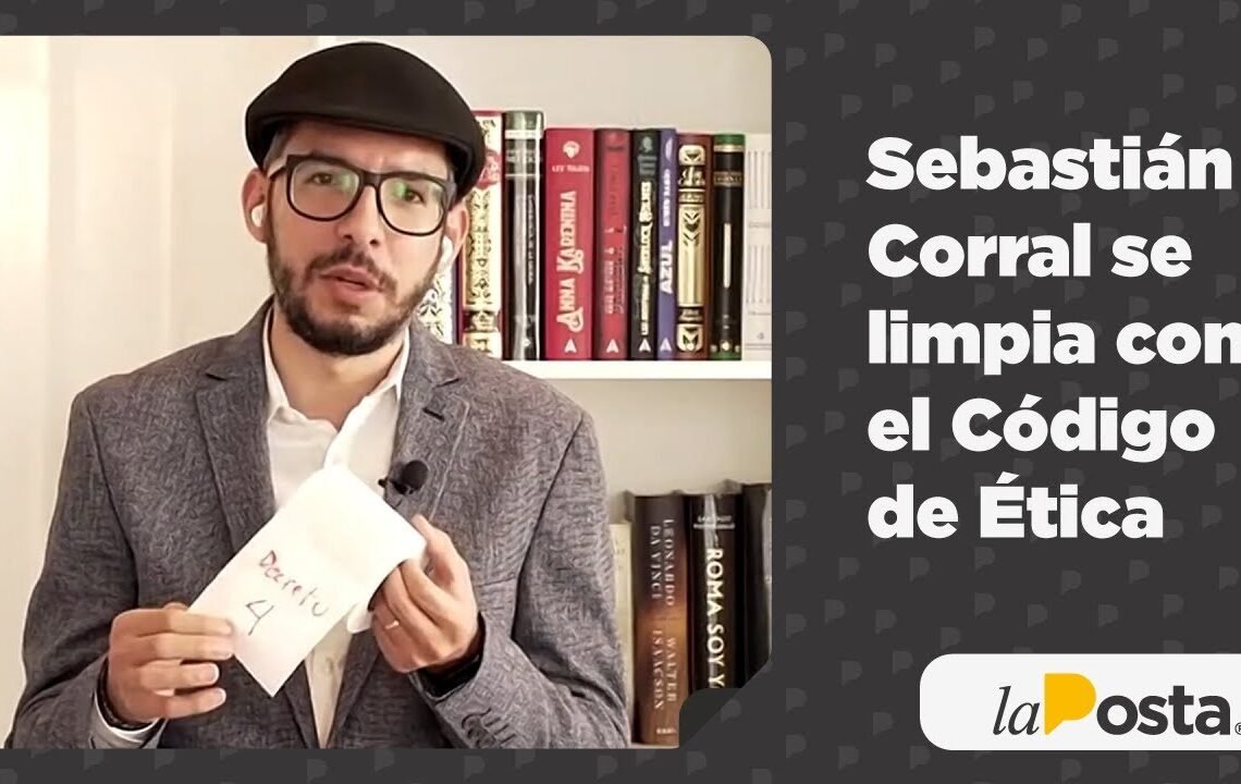 Sebastián Corral se limpia con el Código de Ética