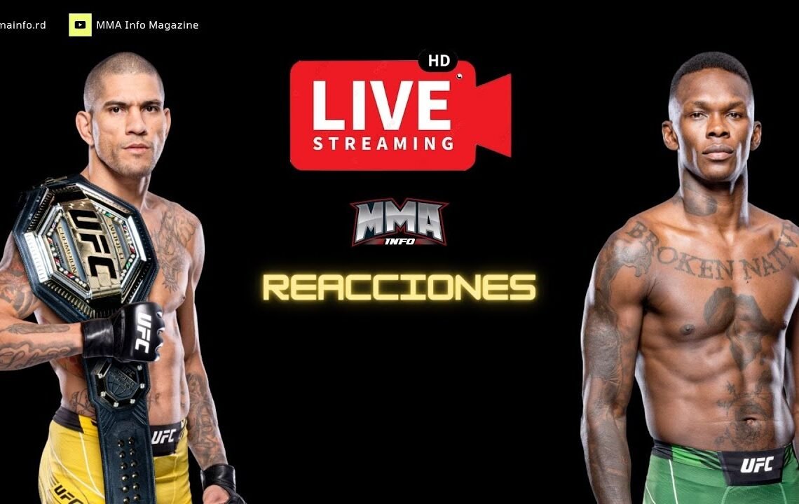 🔴 UFC 287 EN VIVO. ALEX PEREIRA VS ISRAEL ADESANYA 2. REACCIONES UFC