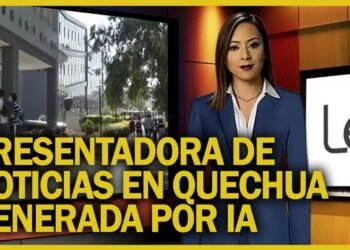 Conoce a Illariy, presentadora de noticias en quechua generada por inteligencia artificial
