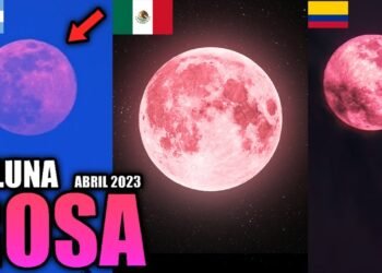 LUNA ROSA 2023: ASÍ SE VIÓ EN EL MUNDO EL 6 DE ABRIL 2023