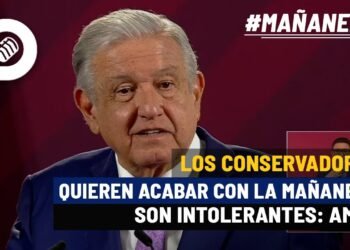 Conservadores quieren acabar con las mañaneras, es una muestra de intolerancia: AMLO