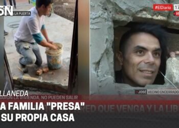 Les TAPIARON la PUERTA y estuvieron DÍA y MEDIO sin poder salir