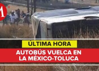 Cierran circulación por accidente en carretera México-Toluca