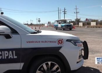 Vigilancia en la carretera a Kino por vacaciones de pascua