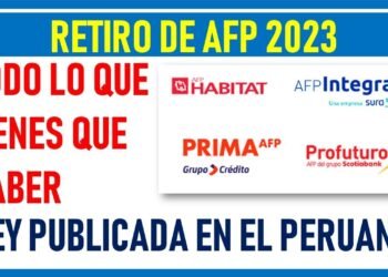 RETIRO DE AFP 2023 !TODO LO QUE TIENES QUE SABER SOBRE LA LEY PUBLICADA EN EL PERUANO!
