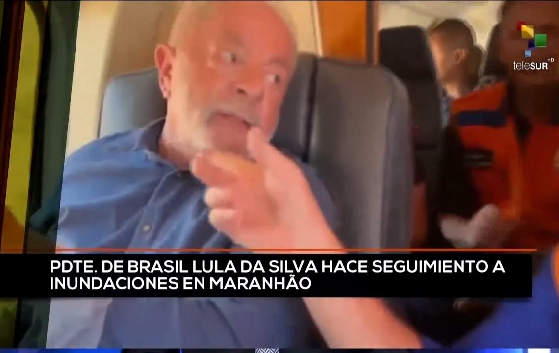 teleSUR Noticias 17:30 09-04: Pdte. Lula da Silva, hace seguimiento a inundaciones en Maranhão