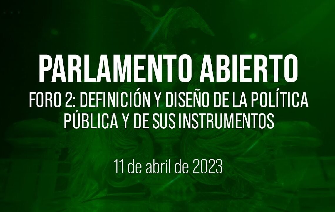🔴Parlamento abierto. Foro 2: Definición y diseño de la política pública y de sus instrumentos