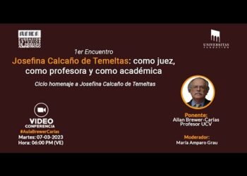 Josefina Calcaño de Temeltas: como juez, como profesora y como académica