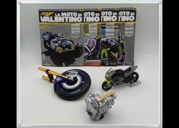Valentino Rossi N 26-27-28 e 29. Video Unboxing Yamaha YZR M1 scala 1:4 DeAgostini.