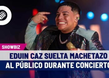 Eduin Caz se le suelta machete durante concierto en EEUU